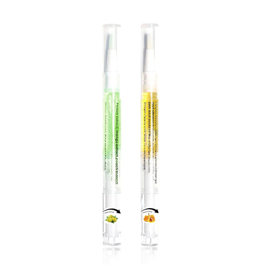 2pcs Cuticle Oil Pen Nourishing for Nails Hydrating Nail Cuticle Oil Pen and Cuticles Moisturizing Nail Care Products (Honey and Olive)-Velvo Beauty
