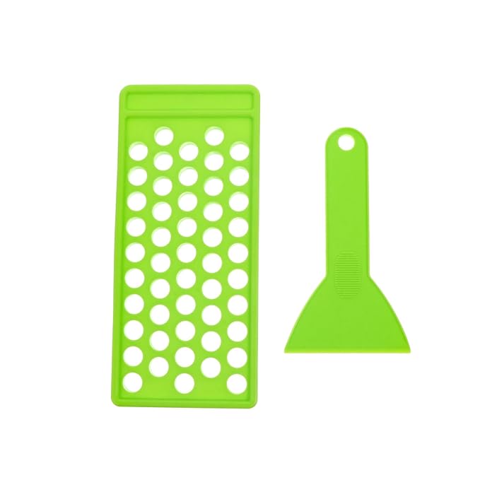 Beaupretty Lip Balm Filling Tray and Spatula Set Lip Balm Crafting Kit Instantly Fills 50 Standard 15mm width Tubes Lip Balm Containers-Velvo Beauty