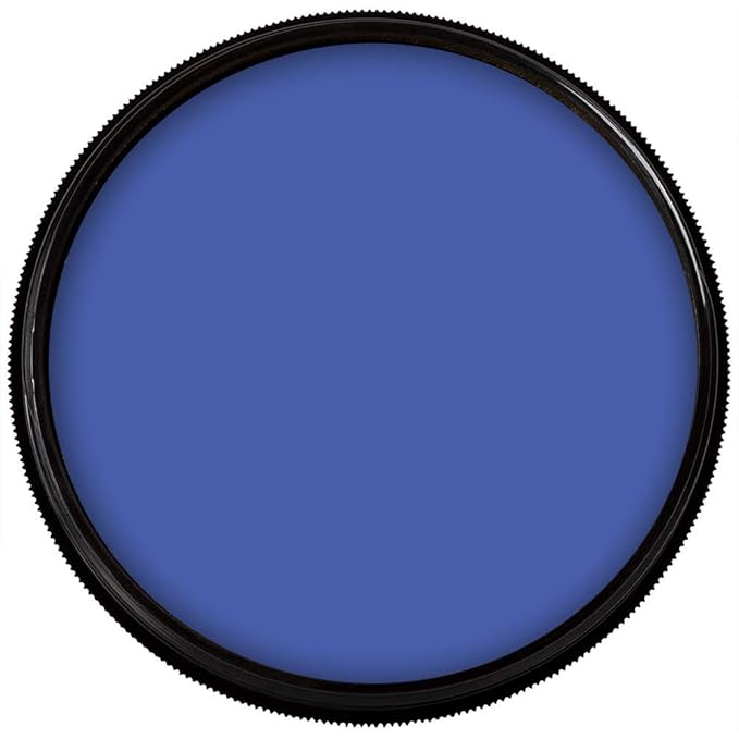 Mehron Makeup Foundation Greasepaint | Stage, Face Paint, Body Paint, Halloween Makeup 1.25 oz (38 g) (BLUE)-Velvo Beauty
