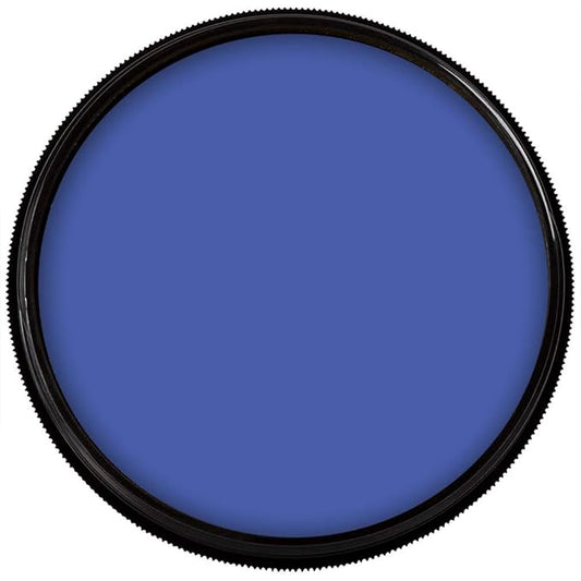 Mehron Makeup Foundation Greasepaint | Stage, Face Paint, Body Paint, Halloween Makeup 1.25 oz (38 g) (BLUE)-Velvo Beauty