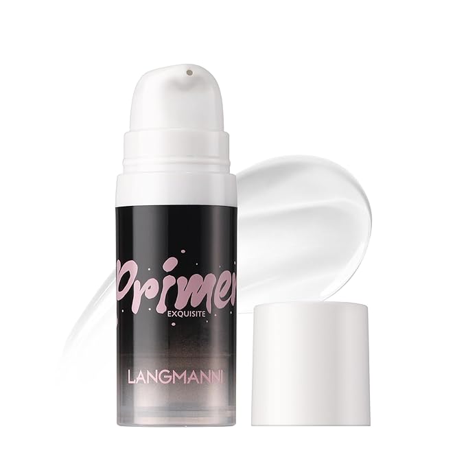 LANGMANNI Matte Grip Face Primer, Transparent Skin Perfecting Hydrating Primer,Unique Smooth Gel-Based Primer Essential For Longlasting Perfection Face Makeup (0.33 Fl Oz, 1)-Velvo Beauty