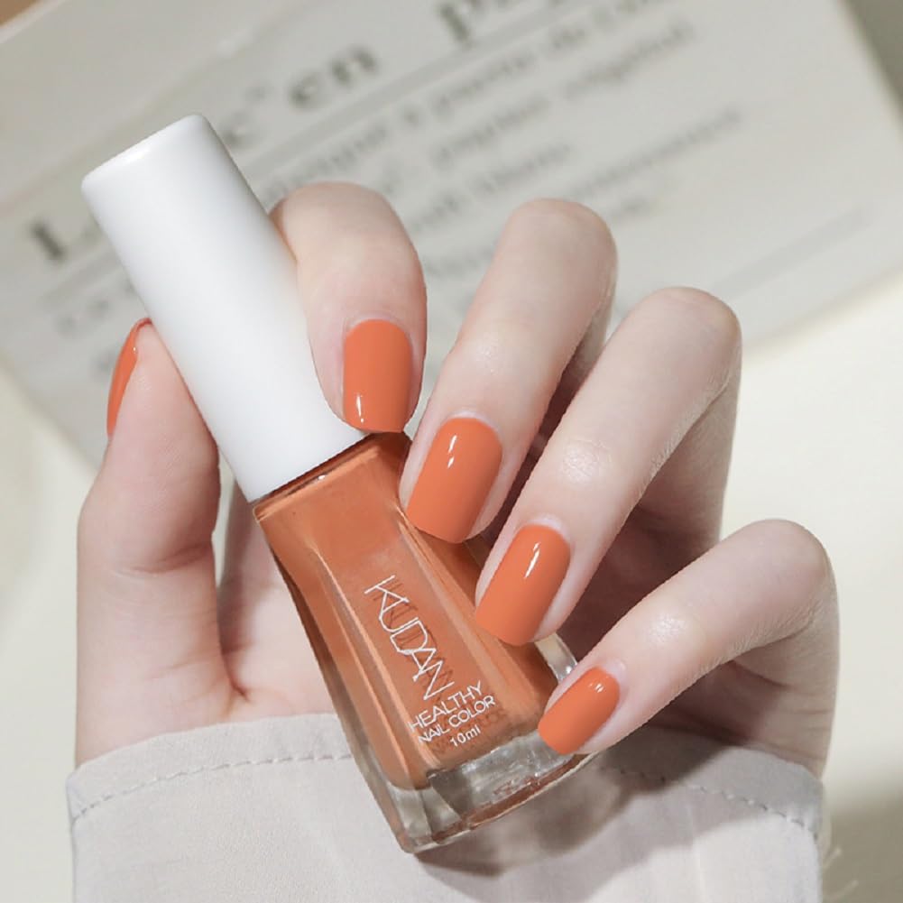 Nail Polish set - Nail Lacquer Quick Dry, Full Size, Vibrant, Colorful, Trendy, Glitter, Glossy, Metallic, Matte Nail Art Nail Shades (N9 almond, 52g)-Velvo Beauty