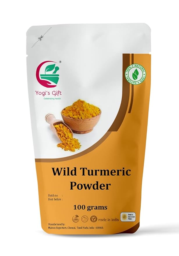 Kasturi Turmeric Powder for Skin Care | Wild Turmeric Powder | Aka Kasturi Manjal Powder | Best for Preparing Turmeric Face Mask | Get Clear and Glowing Skin Naturally | 100grams / 3.5 Oz pack-Velvo Beauty