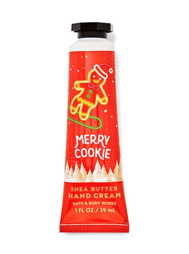 Bath & Body Works Merry Cookie Shea Butter Travel Size Hand Cream 1oz (Merry Cookie)-Velvo Beauty