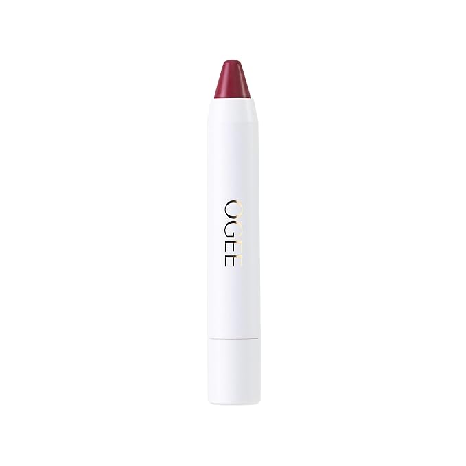 Ogee Tinted Sculpted Lip Oil - Lip Stain Made with 100% Organic Coconut Oil, Jojoba Oil, and Vitamin E - Best as Lip Balm, Lip Color or Lip Treatment - BEGONIA-Velvo Beauty