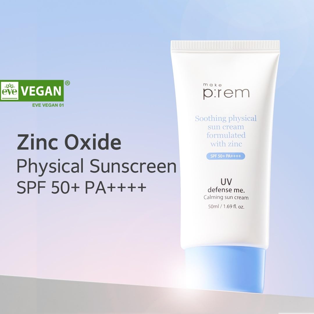 MAKE P:REM UV Defense Me. Calming Sun Cream-Velvo Beauty