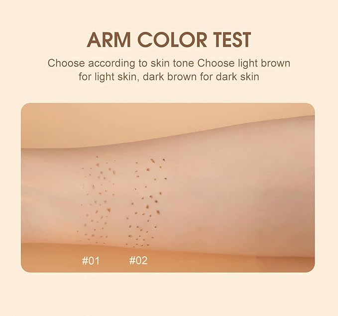 Freckle Pen Waterproof 2 Colors,Natural Lifelike Faux Face Freckle Makeup Pen,Magic Freckle Color,Waterproof Longlasting Soft Small Sopt Pen,For Natural Effortless Sunkissed Skin Makeup(2packs)-Velvo Beauty
