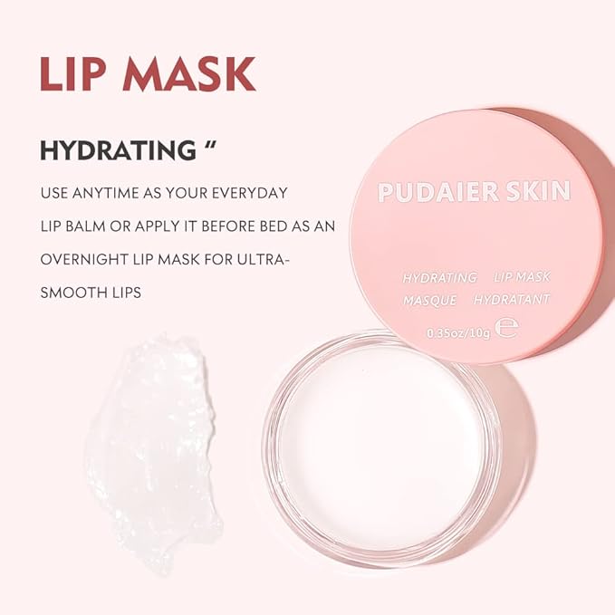 3Pcs Lip Care Set, Exfoliator Lip Sugar Scrub, Lip Mask and Plumping Lip Oil, Effectively Moisturizes Lip Clear, Repairs Dry Lips-Velvo Beauty