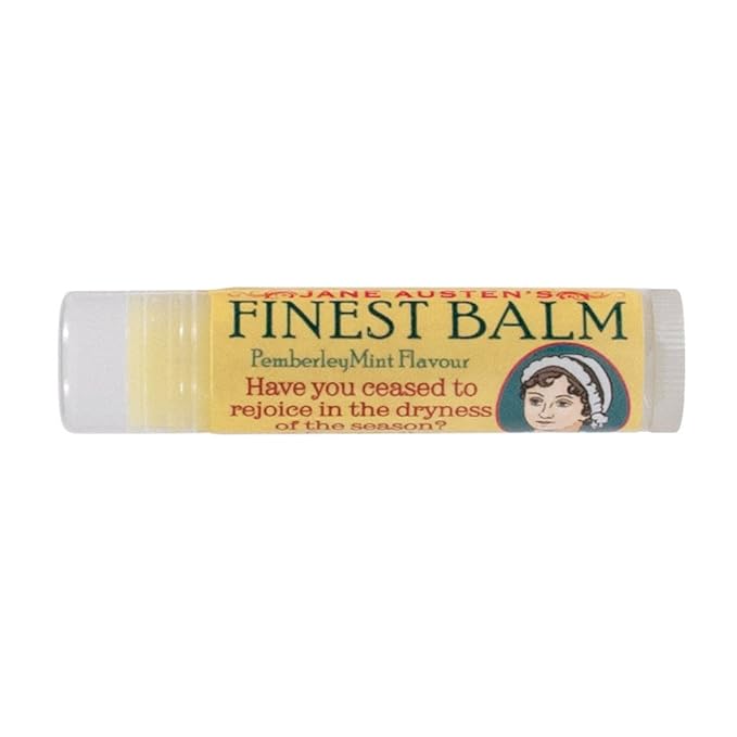 Jane Austen's Finest Balm, Lip Balm Tube, Peppermint Flavored - Cruelty-Free and Made in the USA from Natural and Imported Ingredients-Velvo Beauty