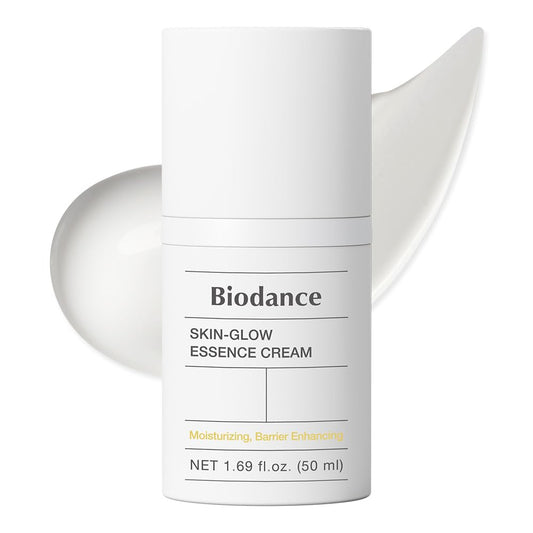 BIODANCE Skin-Glow Essence Cream, Moisturizing, Anti-Aging, Hyaluronic Acid & Ceramide Facial Moisturizer, Korean Skincare | 1.69 fl.oz, 50ml-Velvo Beauty
