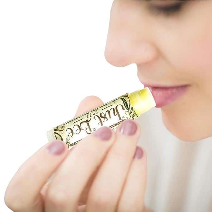 100% Natural Beeswax Lip Balm with Organic Oils (Cozy Vanilla, 4 pack)-Velvo Beauty