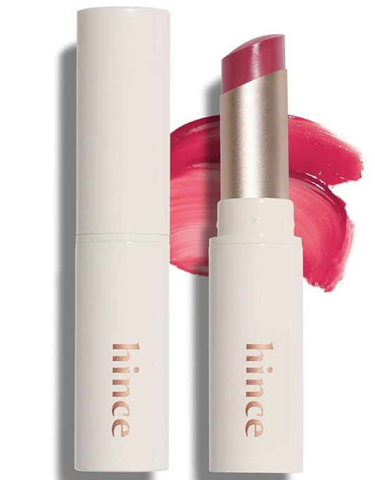 HINCE Mood Enhancer Lip Glow, Moisturizing Lip Balm with Shea Butter & Sweet Almond, Non-Sticky and Long-lasting Tinted Lip Tint with Buttery Balm Texture for Neutral Color 0.2oz. (1, LET ME DEW, 06)-Velvo Beauty