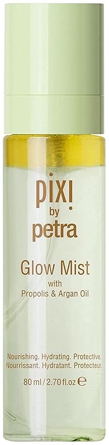 Pixi Beauty Glow Mist | All-Over Mist For Luminous Complexion | Set & Refresh Makeup | Hydrate Skin With 21 Natural Oils | 2.70 Fl Oz-Velvo Beauty