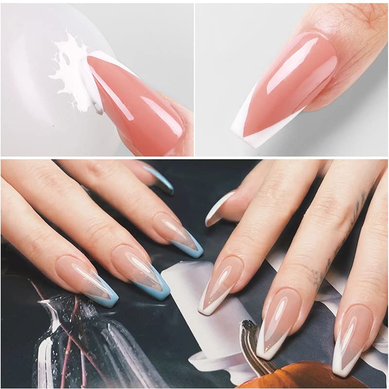 Nail Art Stamper Clear Silicone Nails Stamping Jelly with Scraper Transparent Visible Body DIY Manicure Nail Art Tool For DIY Nail Decor French Nail Manicure-Velvo Beauty
