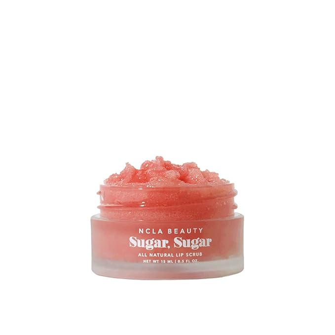 NCLA - Natural Sugar, Sugar Lip Scrub | Vegan, Cruelty-Free, Clean Skincare (Watermelon)-Velvo Beauty