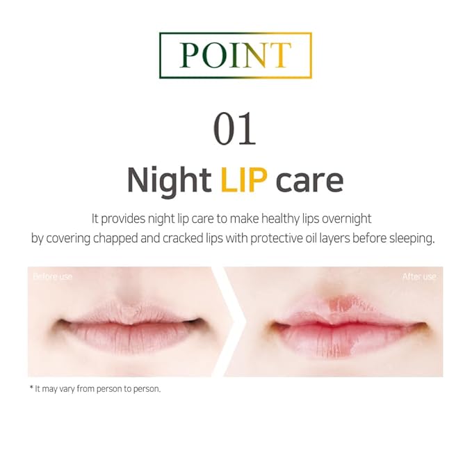 PETITFEE Sleeping Lip Mask Sea Buckthorn Oil 0.53 Oz. | Day & Night Lip Balm, Overnight Lip Mask, Lip Treatment for Dry & Crack Lips, Deep Moisturizing with Vitamin E, Shea Butter, 6 Phyto Oil Complex-Velvo Beauty