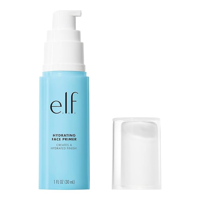 e.l.f. Hydrating Face Primer, Makeup Primer For Flawless, Smooth Skin & Long-Lasting Makeup, Fills In Pores & Fine Lines, Vegan & Cruelty-free, Large-Velvo Beauty