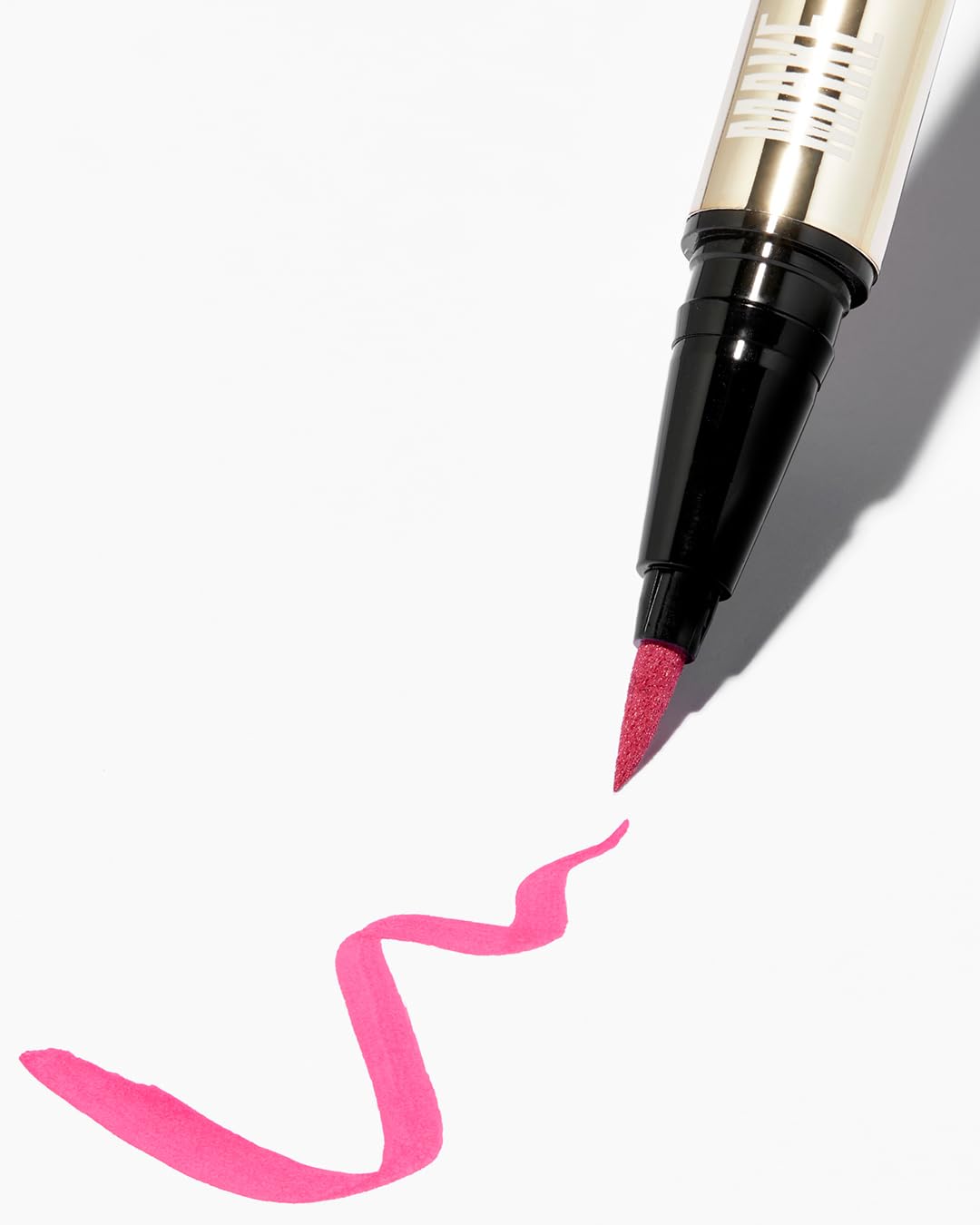 MAKE Beauty Liquid Line Waterproof Liquid Eyeliner Pen. Smudge-Proof Felt Tip for Precise Application of Lines, Wings, and Graphics. Long Lasting Eye Liner - Shade, Pink Star-Velvo Beauty