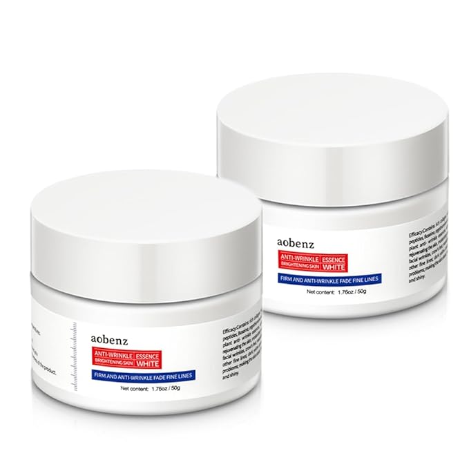 SINPIN aobenz Anti Aging Moisturizer Face Cream for Women & Men - Night Cream for Face & Neck | All Skin Types | Niacinamide + Hyaluronic Acid | Firming, Tightening, Anti Wrinkle, 1.76FL (2PCS)-Velvo Beauty