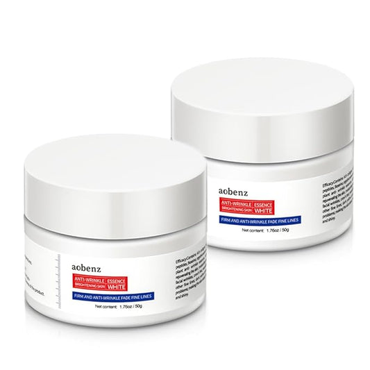 SINPIN aobenz Anti Aging Moisturizer Face Cream for Women & Men - Night Cream for Face & Neck | All Skin Types | Niacinamide + Hyaluronic Acid | Firming, Tightening, Anti Wrinkle, 1.76FL (2PCS)-Velvo Beauty