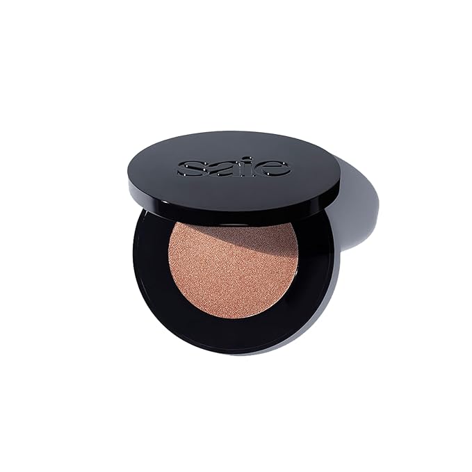 Saie Glow Sculpt Multi-Use Highlighter + Cream Blush - Lightweight with Hyaluronic Acid + Micropearl for Radiant, Glowing Skin - Quartzglow (.02 oz)-Velvo Beauty