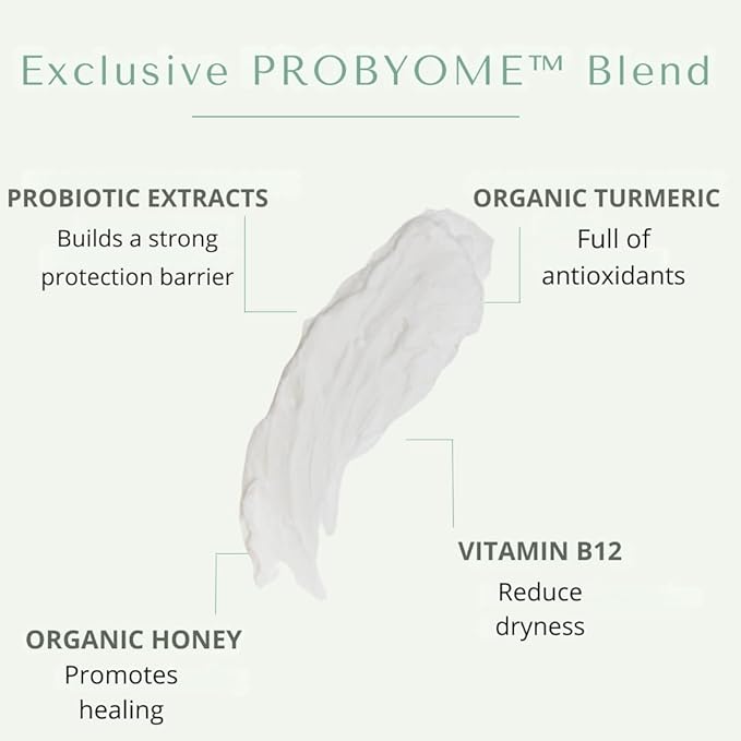 Yobee Body & Face Moisturizing Cream for Dry, Sensitive Skin | Probiotic extracts, Honey, Turmeric, Vitamin B12, Ceramides, Shea Butter | Fragrance Free | For Kids & Adults (2)-Velvo Beauty