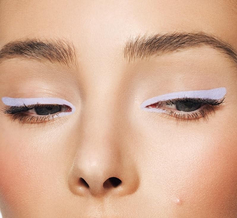 MAKE Beauty Smudge-Proof Felt Tip for Precise Application of Lines, Wings, and Graphics. Long Lasting Eye Liner, Liquid Line Waterproof Felt Tip Eyeliner - Purple Haze-Velvo Beauty