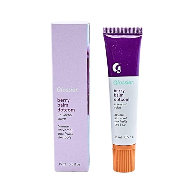 Glossier Balm Dotcom Lip Balm and Skin Salve - Berry - Sheer Berry Tint-Velvo Beauty