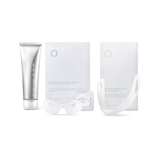 AMIRO Eye Mask, V-Face Mask & 70ml Preparation Gel Set for R3 Turbo Facial Device - Complete Kit for Eye Rejuvenation & Facial Lifting-Velvo Beauty
