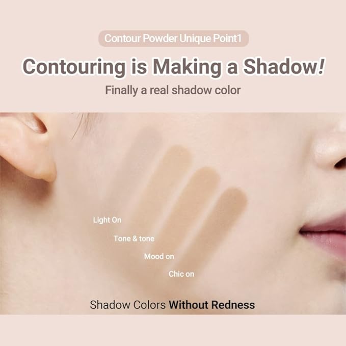 ETUDE Contour Powder 01 Creator (23AD) | Bronzer And Contour Palette To Effortlessly Define The Face Like A Selfie | Smooth, Velety Texture | Natural Look-Velvo Beauty