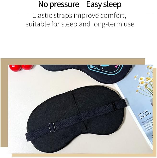 PERFECTSIGHT Sleep Eye Masks, Cute Plush Sleep Eye Cover Lightweight Adjustable Eyeshade Faux Fur Mask Cover for Women Men Sleep Travel Nap (Hotdog)-Velvo Beauty