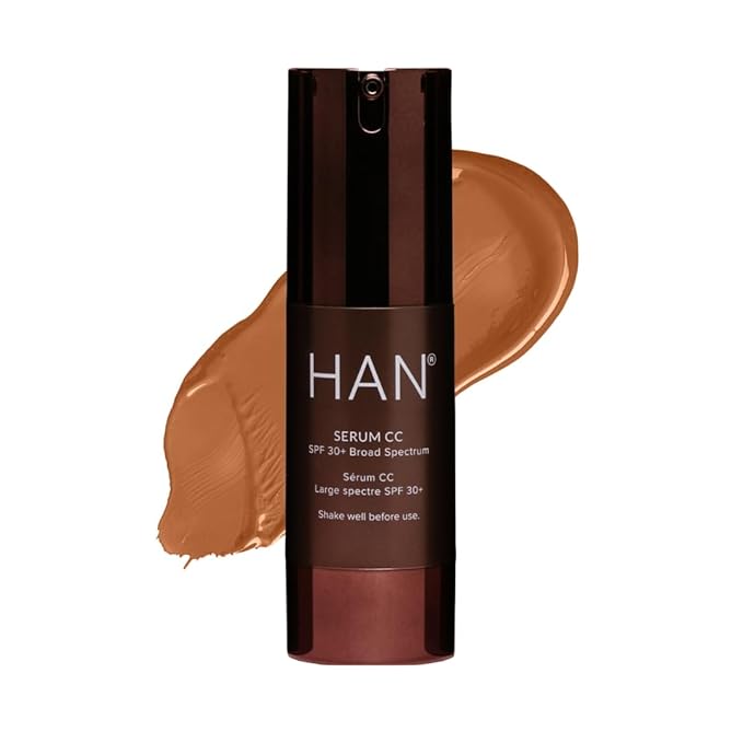 HAN Skincare Cosmetics Serum CC with SPF 30 I Vegan I Cruelty-Free I Waterless (Shade 6)-Velvo Beauty
