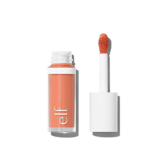 e.l.f. Camo Liquid Blush, Long-lasting Liquid Blush For High-pigment Color, Creates A Soft, Dewy Finish, Vegan & Cruelty-free, Peach Perfect-Velvo Beauty