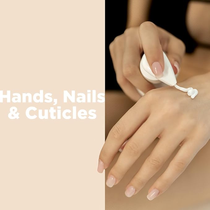 Hydrating Lotion for Dry Hands, Nails, and Cuticles, 8.5 fl. oz., Daily Moisturizing Skincare for Soft, Sensitive Skin with Shea Butter and Ceramides-Velvo Beauty