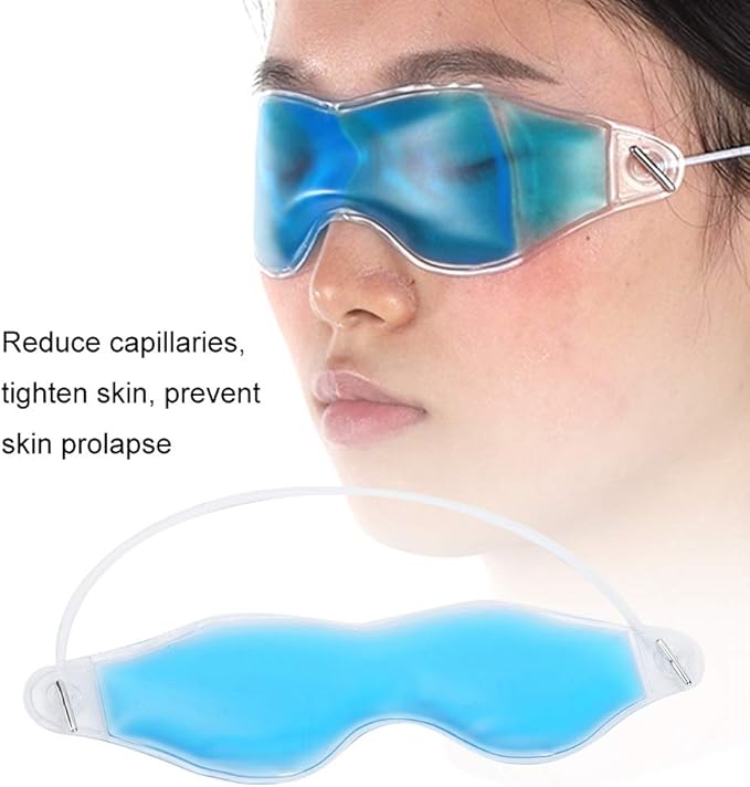Gel Eye Pads,Gel Eye Cooling Eye Masks, Cold Eye for Dry Eyes, Ice Eye Frozen Reusable Eye Ice Pack Cold Eye Compress for Dark Circles Puffy Eyes-Velvo Beauty