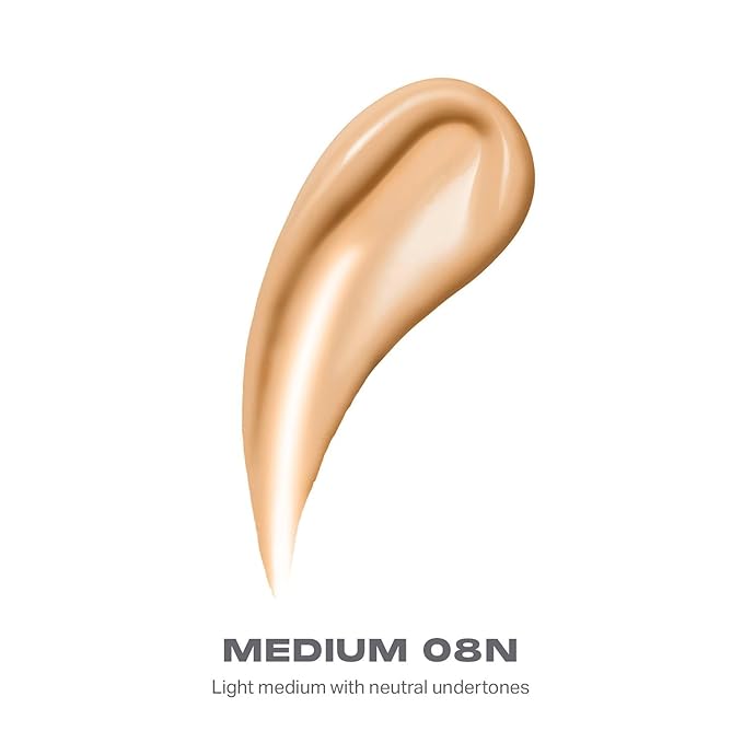 Morphe Lightform Liquid Foundation - Extended Hydration Foundation Makeup with a Lasting, Natural Radiant Finish - Long-Wearing Formula with Buildable, Medium Coverage - Medium 08N (1.01 fl oz)-Velvo Beauty