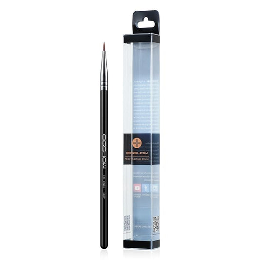 Eyeliner Brush Ultra Fine Point Premium Gel Eyeliner Brush Nylon Bristles Professional Makeup Tools for Lquid Powder And Paste Black (E819)-Velvo Beauty