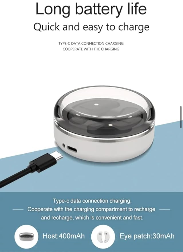 Red Light Therapy Eye Patches for Dark Circles, Tired Eyes, Puffiness, Eye Wrinkles & Eye Bags. Anti-Aging Eye Pods, Inflammation Gadget for Eyes with Red Light Therapy., White-Velvo Beauty