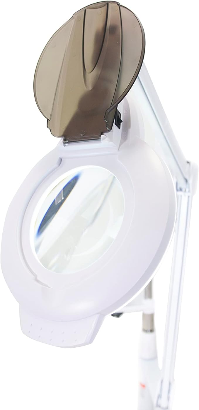 Facial Ozone Steamer 4 in 1 with Magnifying LED Light, High Frequency and Galvanic Aroma Therapy by SKINACT-Velvo Beauty