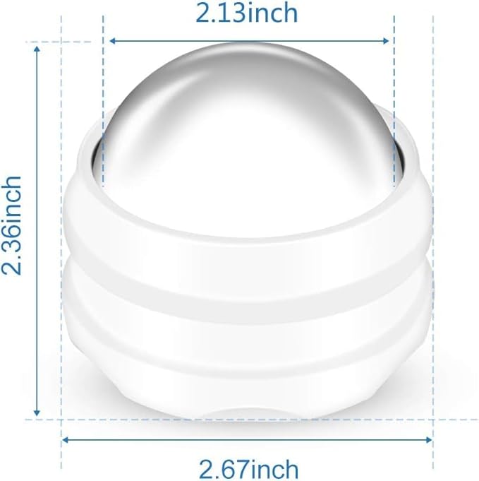 Cold Massage Roller Ball - Gifts for Boyfriend Him Men Women, Stays Cold for 6 Hours, Muscle Recovery Tools,Personal Care Massage Essentials,Rapidly Relieve Muscle Pain and Tension-Velvo Beauty