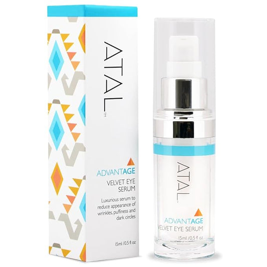 – Advantage Velvet Eye Serum, Reduce Eye Puffiness, Dark Circles, Anti Aging Eye Cream, Firms, Hydrated, Haloxyl, Eyeliss, Matrixyl 3000, Hyaluronic Acid, Non Greasy, Fragrance Free (0.5 oz.)-Velvo Beauty