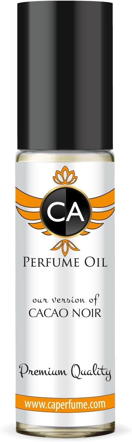 CA Perfume Impression of Cacao Noir for Women – Alcohol-Free Perfume Oil Attar – Long Lasting Fragrance Body Oil Dupes Roll-On – 0.3 Fl Oz / 10ml-X1-Velvo Beauty