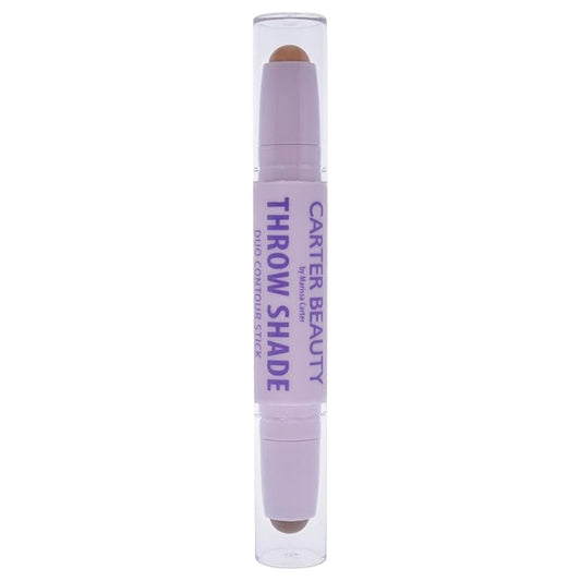 Carter Beauty By Marissa Carter Throw Shade Duo Contour Stick- Adds Definition To The Face - Conceals And Corrects The Complexion - Easily Blendable - Cruelty-Free - Medium - 0.08 Oz-Velvo Beauty