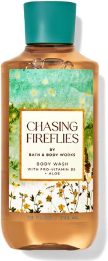 Bath & Body Works - 3 Piece Bundle - Spray - Body Cream - Shower Gel - Full Size and Gift Bag HELLO GORGEOUS (Chasing Fireflies)-Velvo Beauty