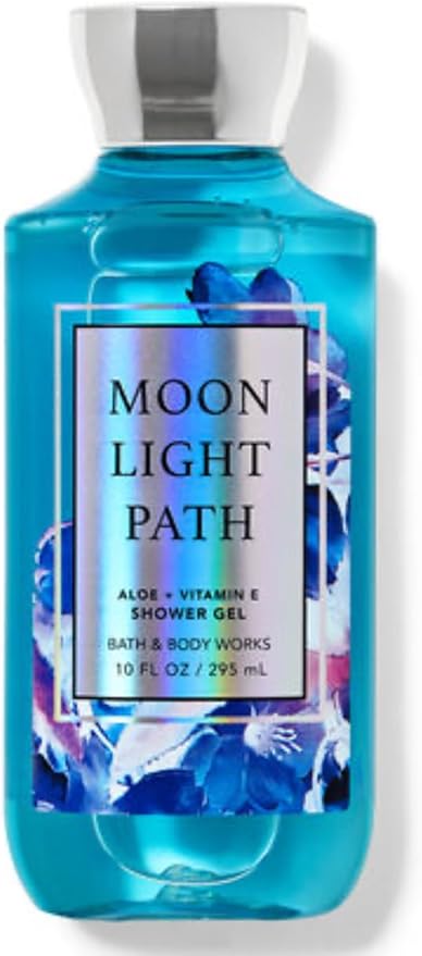 Bath & Body Works - 3 Piece Bundle - Spray - Body Cream - Shower Gel - Full Size and Gift Bag HELLO GORGEOUS (Moonlight Path)-Velvo Beauty