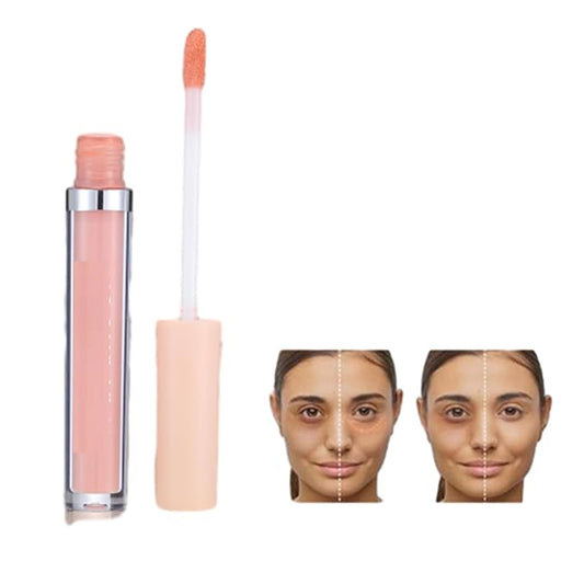 MAEPEOR Liquid Conceal Contour 7 Colors Cream Lightweight Liquid Concealer Contour Makeup for Concealing Blemishes, Brighten Dark Circles (Color 04 Peach)-Velvo Beauty