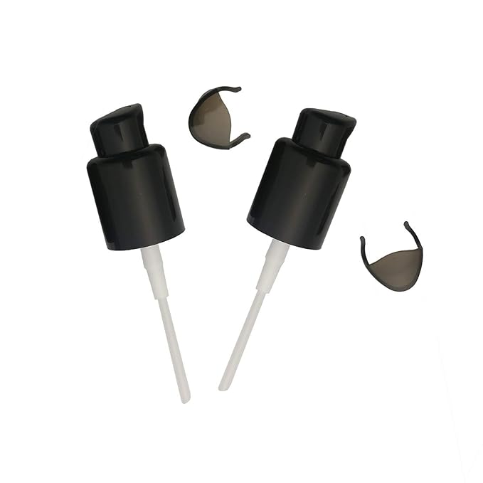 Chris.W 2Pack Foundation Pump for MAC Studio Fix Fluid Foundation(Black)-Velvo Beauty