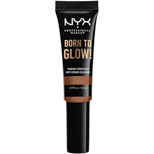 NYX PROFESSIONAL MAKEUP Born To Glow Radiant Concealer, Medium Coverage - Mahogany-Velvo Beauty