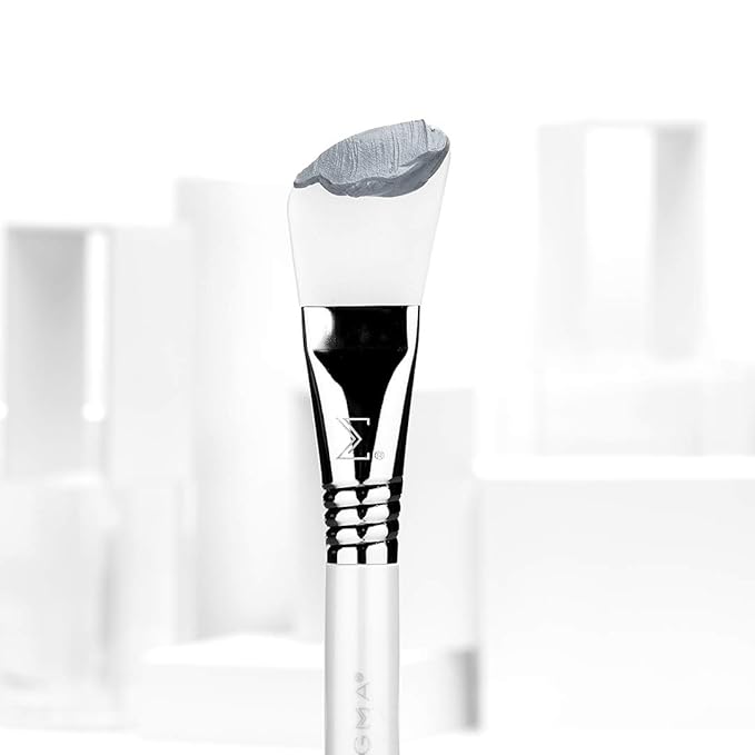 Sigma Beauty S01 Clay/Mud Mask Skincare Brush – Silicone Skincare Tool for Applying Skincare Products to Face and Skin, Face Mask Brush Applicator for Mud and Clay Masks (1 Pc)-Velvo Beauty