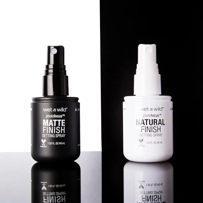 wet n wild Photo Focus Setting Mist, Up to 24HR Wear, Lightweight & Nourishing Aloe Formula Suitable for All Skin Types, Cruelty-Free & Vegan - Matte Appeal-Velvo Beauty